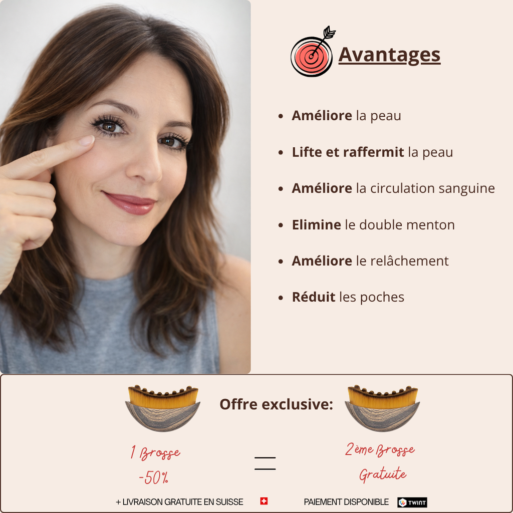Brosse Lymphatique du visage