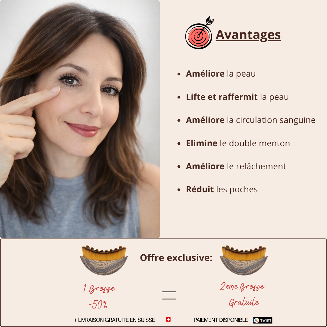 Brosse Lymphatique du visage